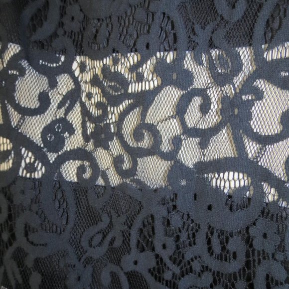 REVIEW - Stunning - lace overlay dress - size 12 - excellent condition - Picture 4 of 5